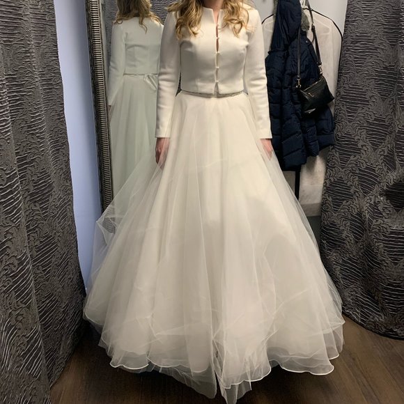 Bridal Wedding Jacket, Wedding Coverup, Wedding Dress Jacket - Picture 5 of 5